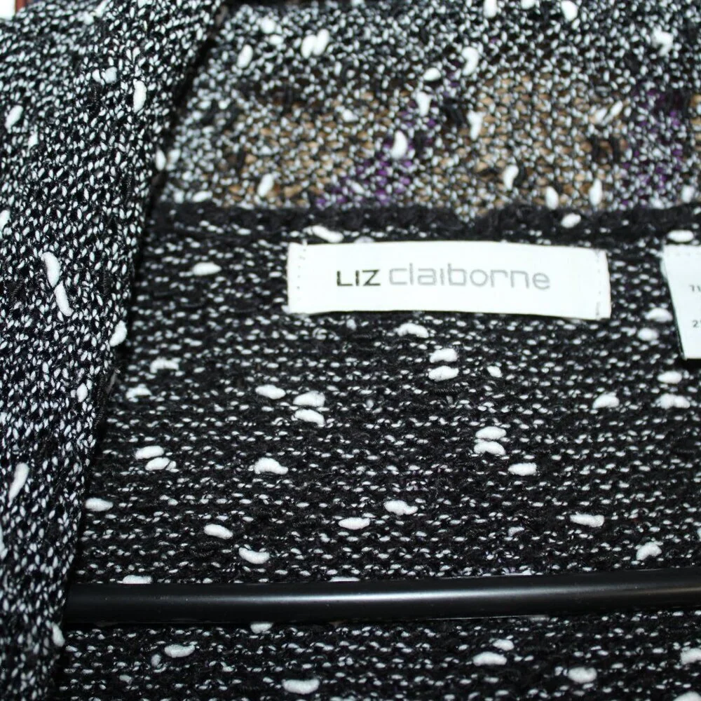 Liz Claiborne Long Knit Cardigan Size Small
